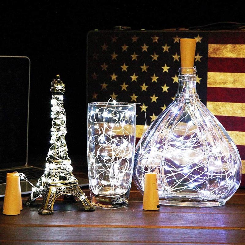 Wine Bottle Cork Lights for Party Wedding Bedroom Festival Halloween Bar Jar Lamp Decoration