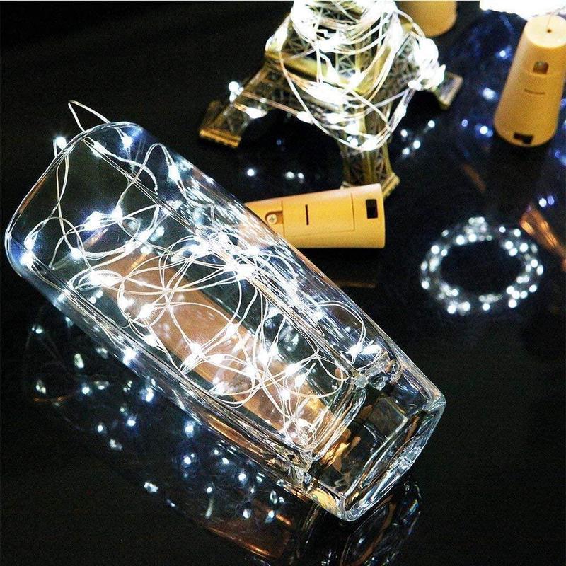 Wine Bottle Cork Lights Mini Fairy String Lights Copper Wire