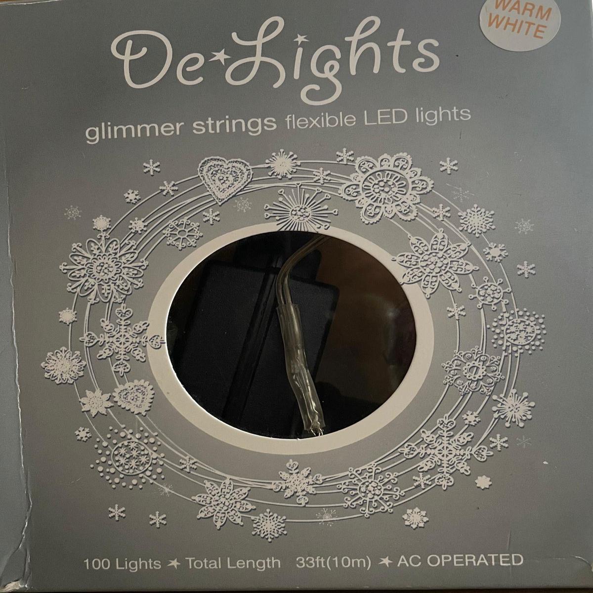 100 Flexible Micro LED Christmas Lights Series