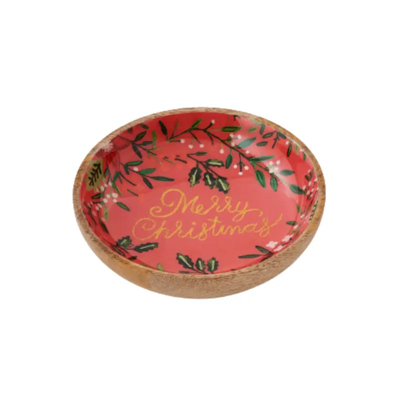 "Merry Christmas" Enameled Bowl