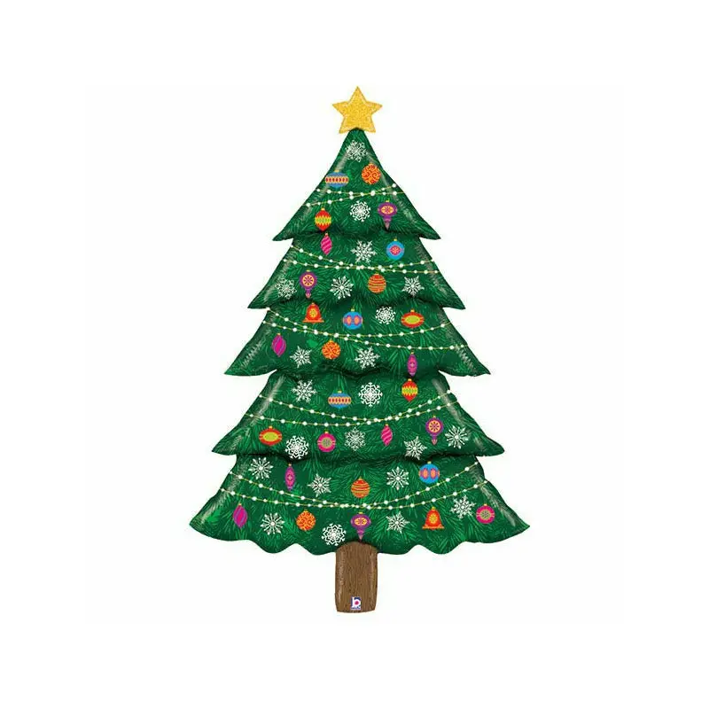 60" GLITTER CHRISTMAS TREE BALLOON