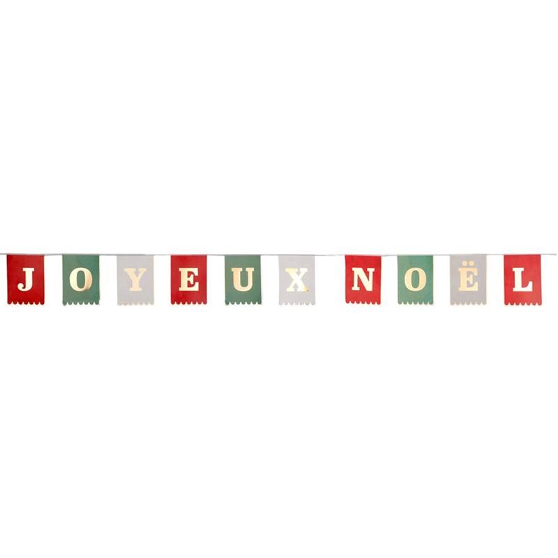 "Joyeux Nol" Christmas Banner, 196 Inches, 1 Count