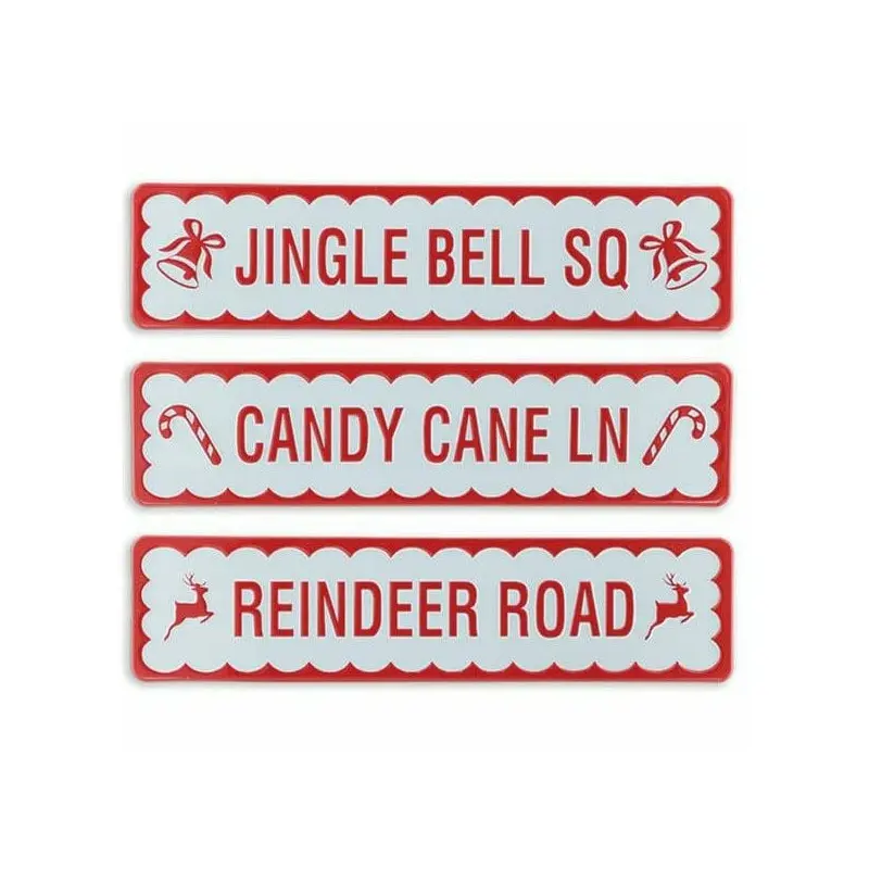CHRISTMAS ROAD SIGN