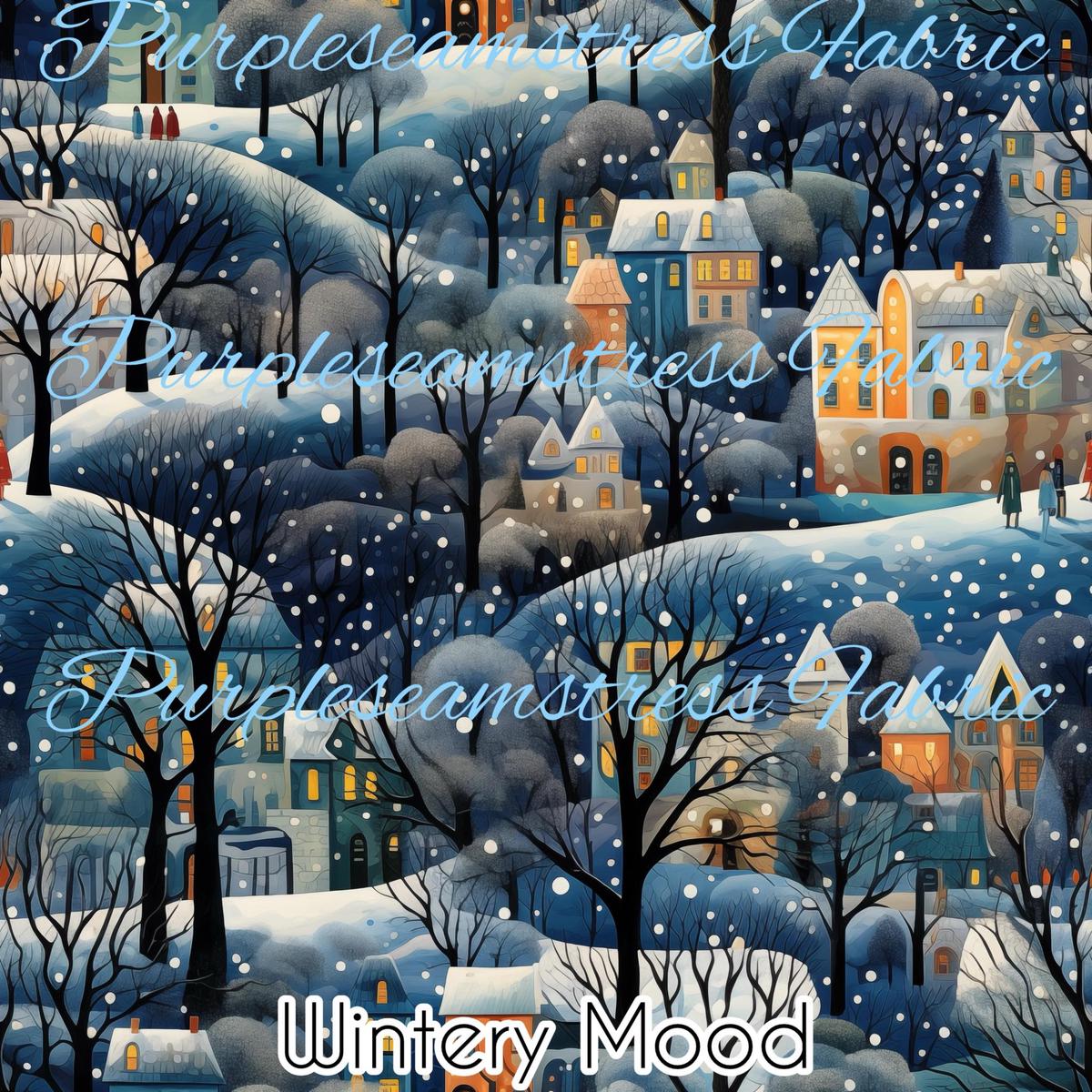 Wintery Mood  Fabric