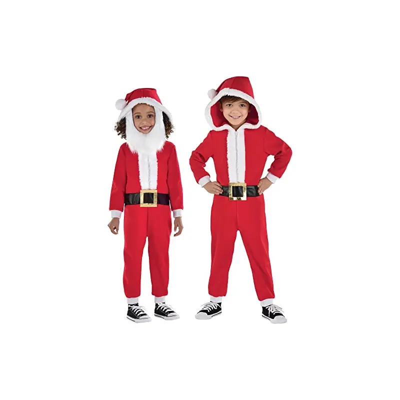 Childs Santa Zipster With Beard