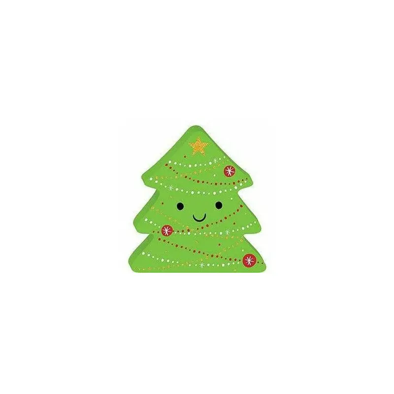 Smiling Christmas Tree Sign