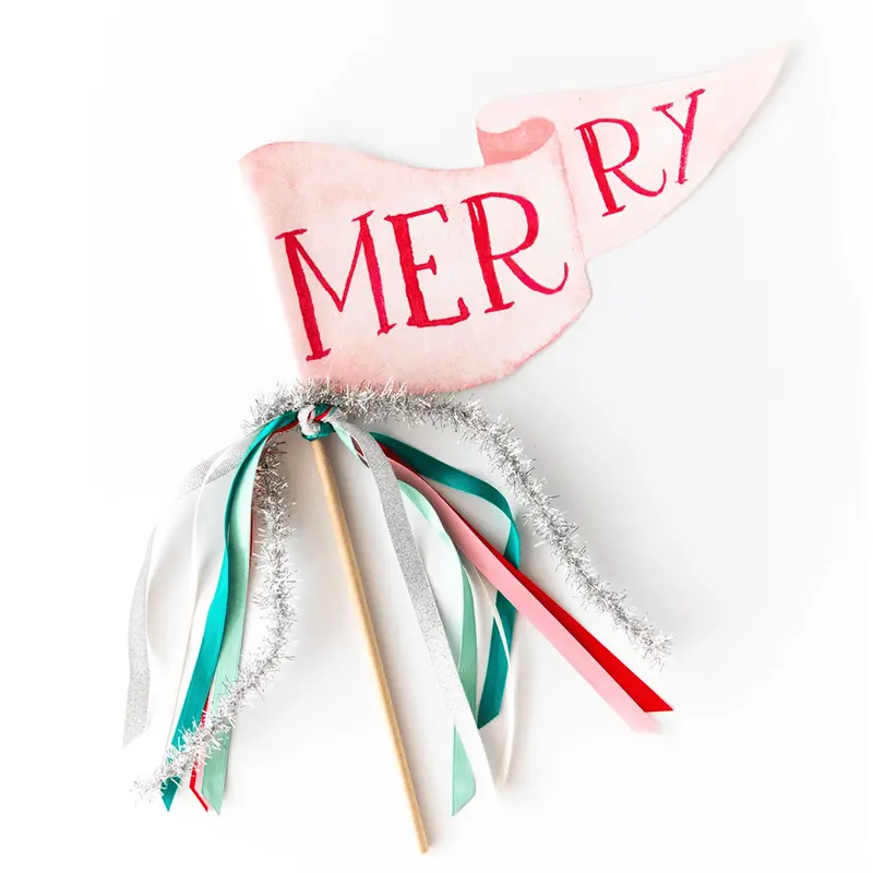 "Merry" Party Pennant