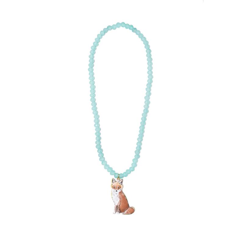 Woodland Fox Necklace For Kids, 1 Count