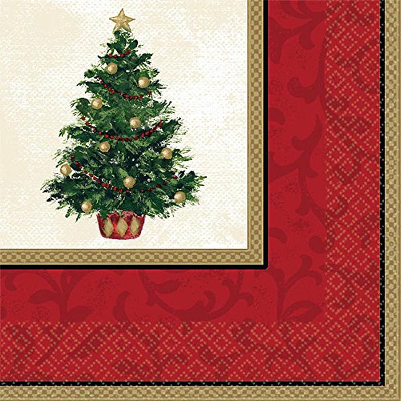 Classic Christmas Tree 2-Ply Lunch Napkins
