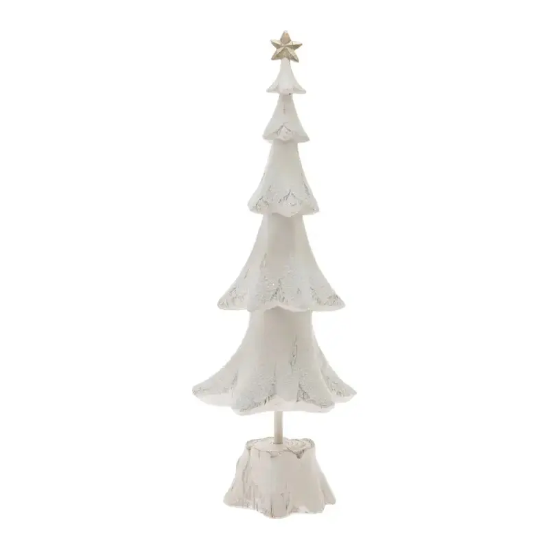 20.5" Tall Pearly Snow Christmas Tree
