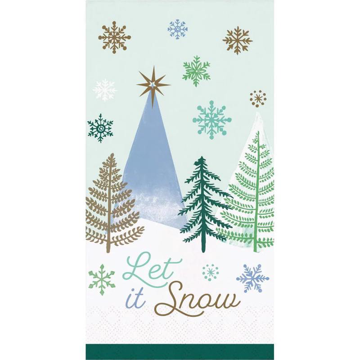Winter Wonderland 8211 Guest Towel 16ct