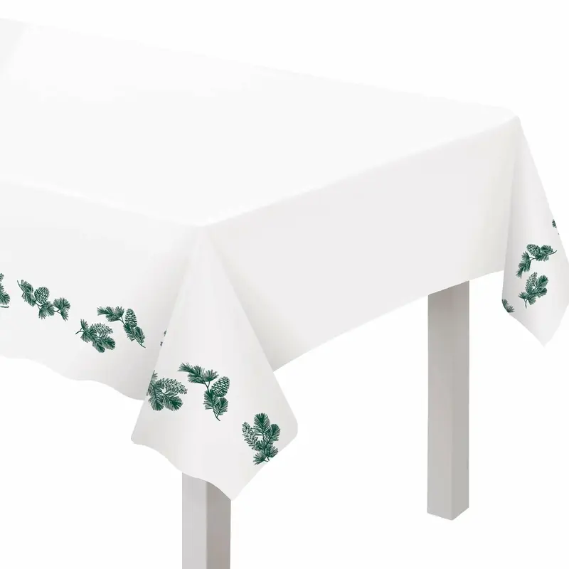 Calm & Bright Plastic Table Cover 54" x 102"