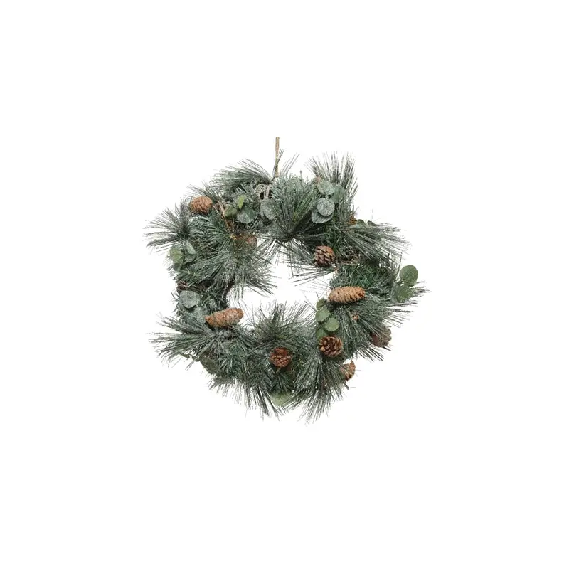 Wreath frosted dia 50cm