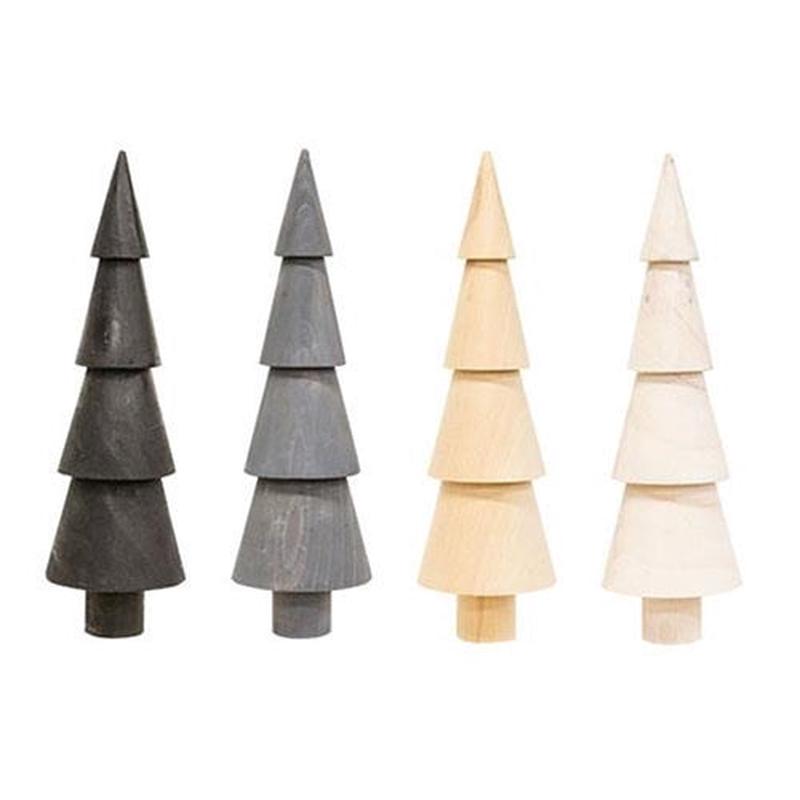 Wooden Spindle Tree 7" 4 Asstd.