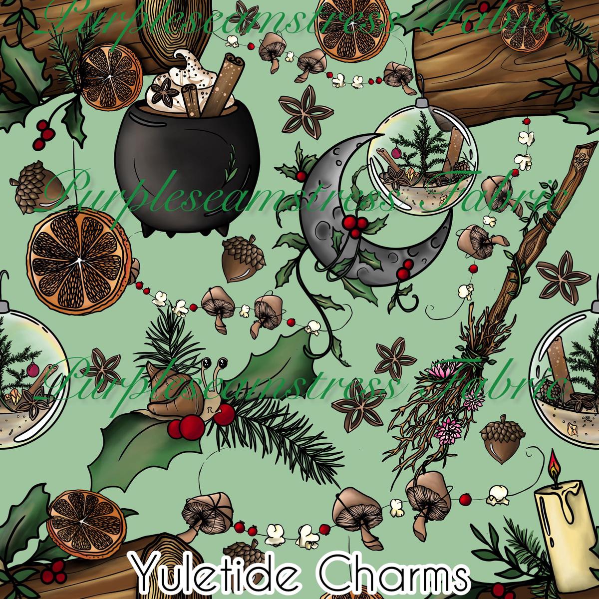 Yuletide Charms  Fabric