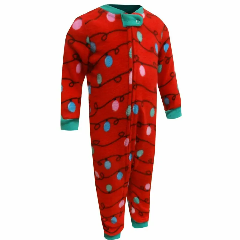 Christmas Holiday Lights Infant Blanket Sleeper Pajama 12-18 month