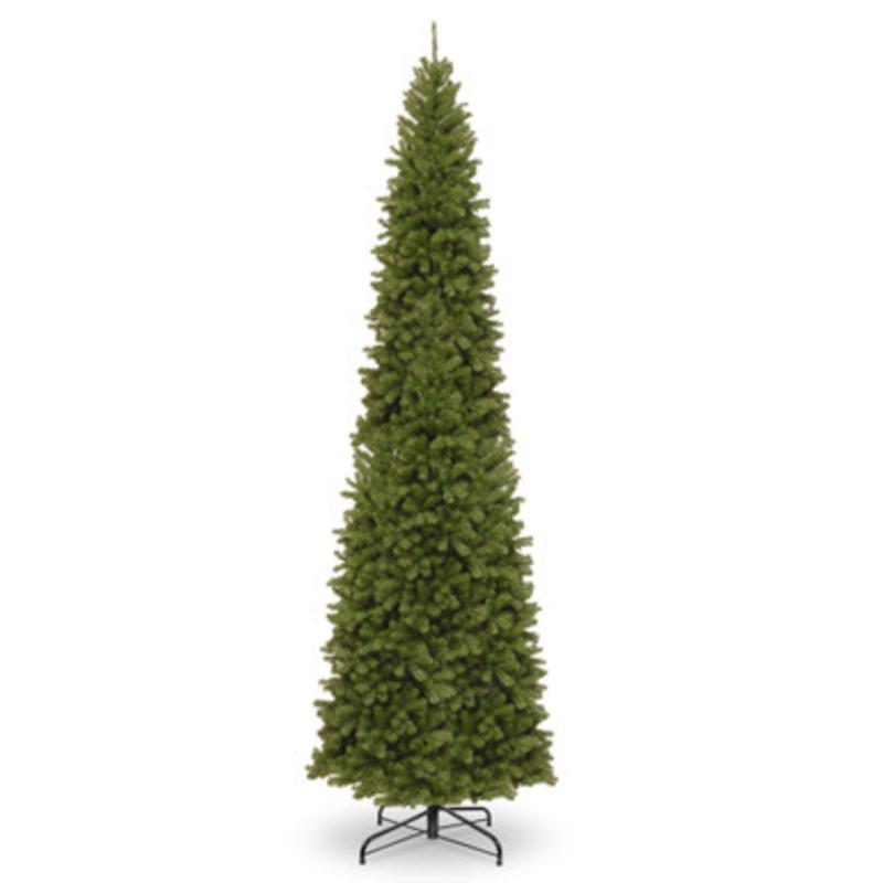 12 North Valley Spruce Pencil Slim Artificial Christmas Tree  Unlit