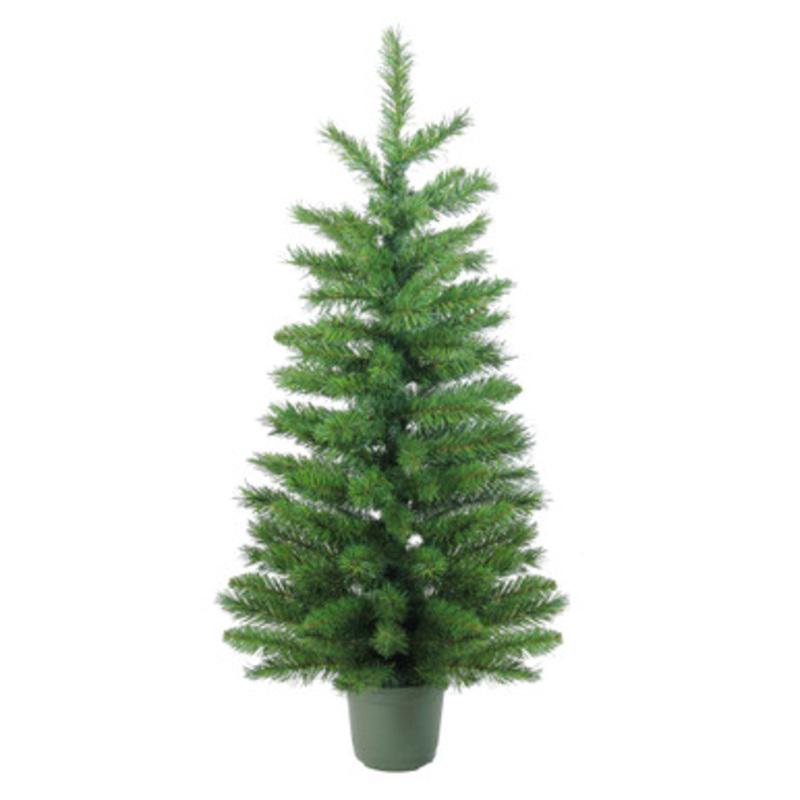 4 Potted Norway Spruce Medium Artificial Christmas Tree  Unlit