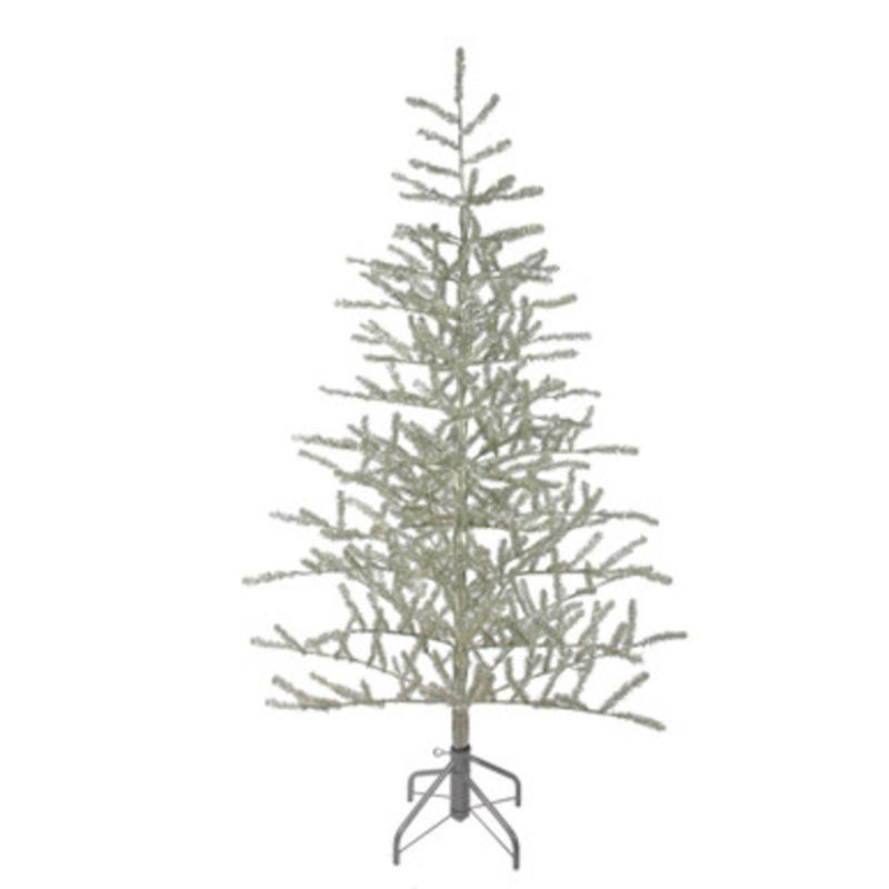 5 Champagne Tinsel Artificial Christmas Twig Tree  Unlit