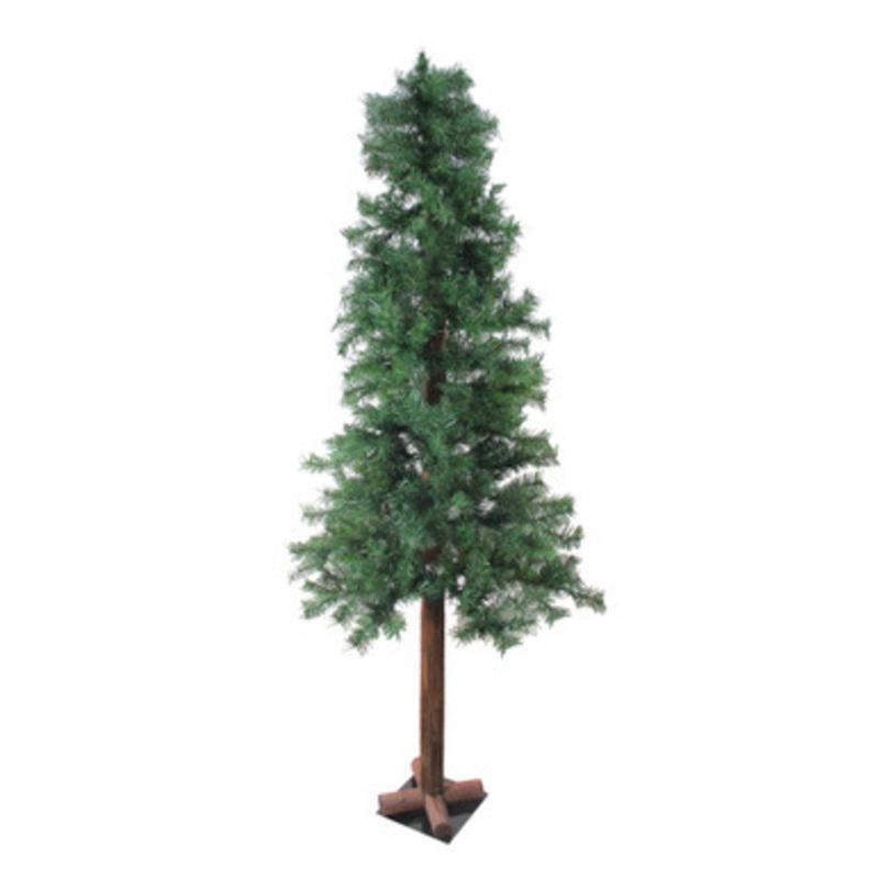 6 Mixed Green Woodland Alpine Artificial Christmas Tree  Unlit