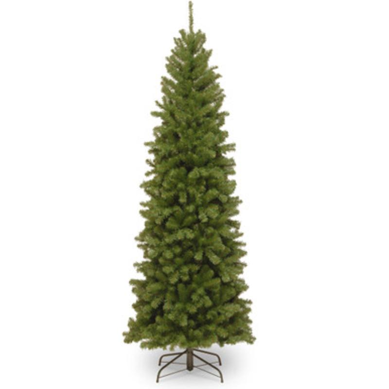 6 North Valley Spruce Pencil Slim Artificial Christmas Tree, Unlit