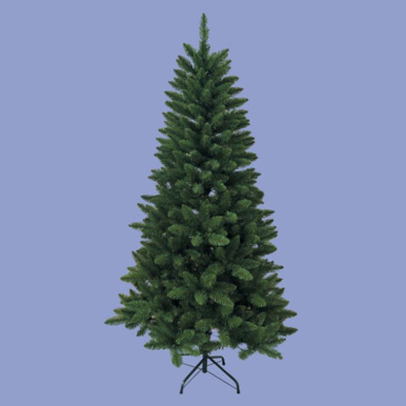 6 Traditional Artificial Green Pine Christmas Tree with Metal Stand  Unlit