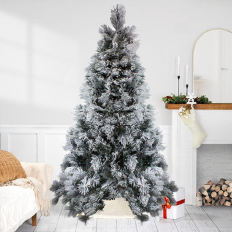 7.5 Flocked Spruce Artificial Christmas Tree  Unlit