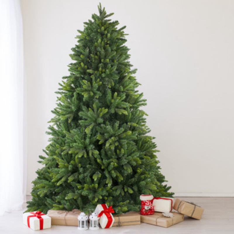 Real Touch? Full Gunnison Pine Artificial Christmas Tree  Unlit  7.5