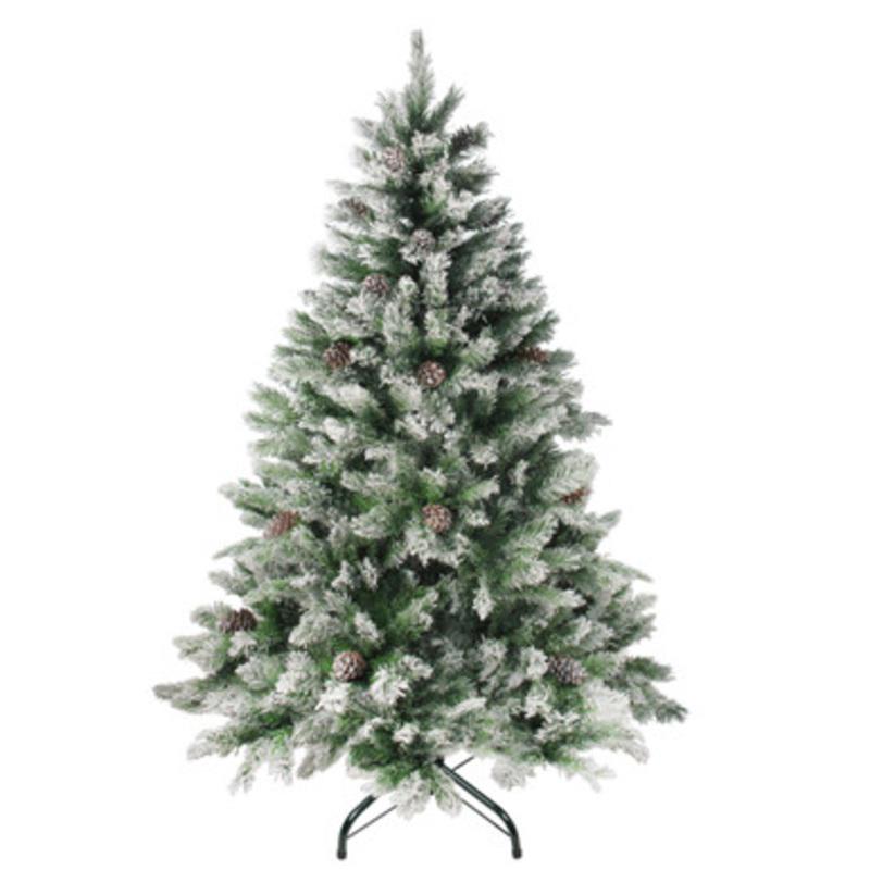 6 Medium Flocked Angel Pine Artificial Christmas Tree  Unlit