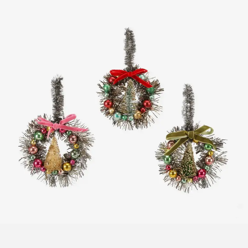 Tinsel Wreath Ornament
