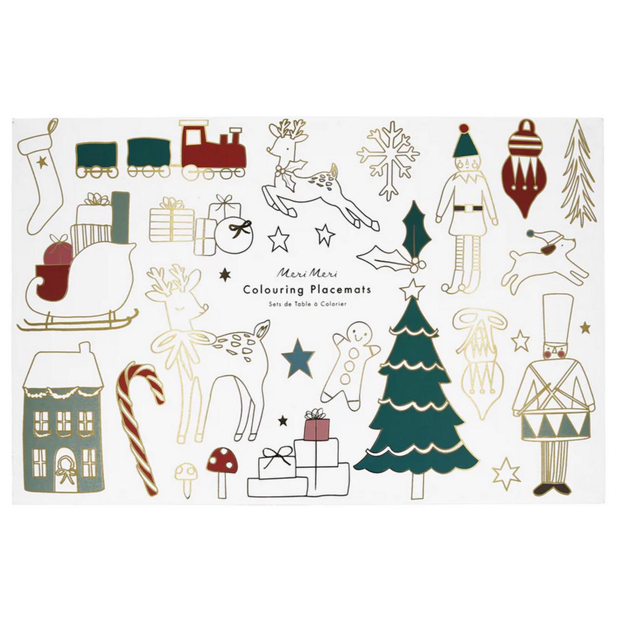 Christmas Coloring Placemats (8pk)