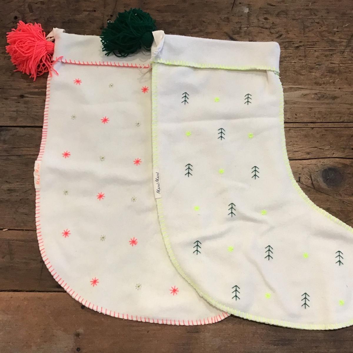Embroidered Felt Stocking