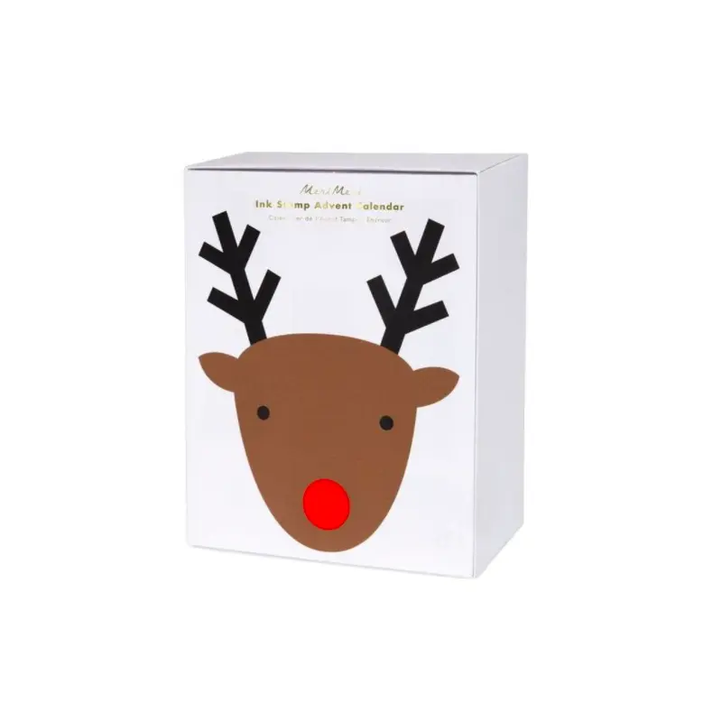Reindeer Ink Stamp Advent Calendar