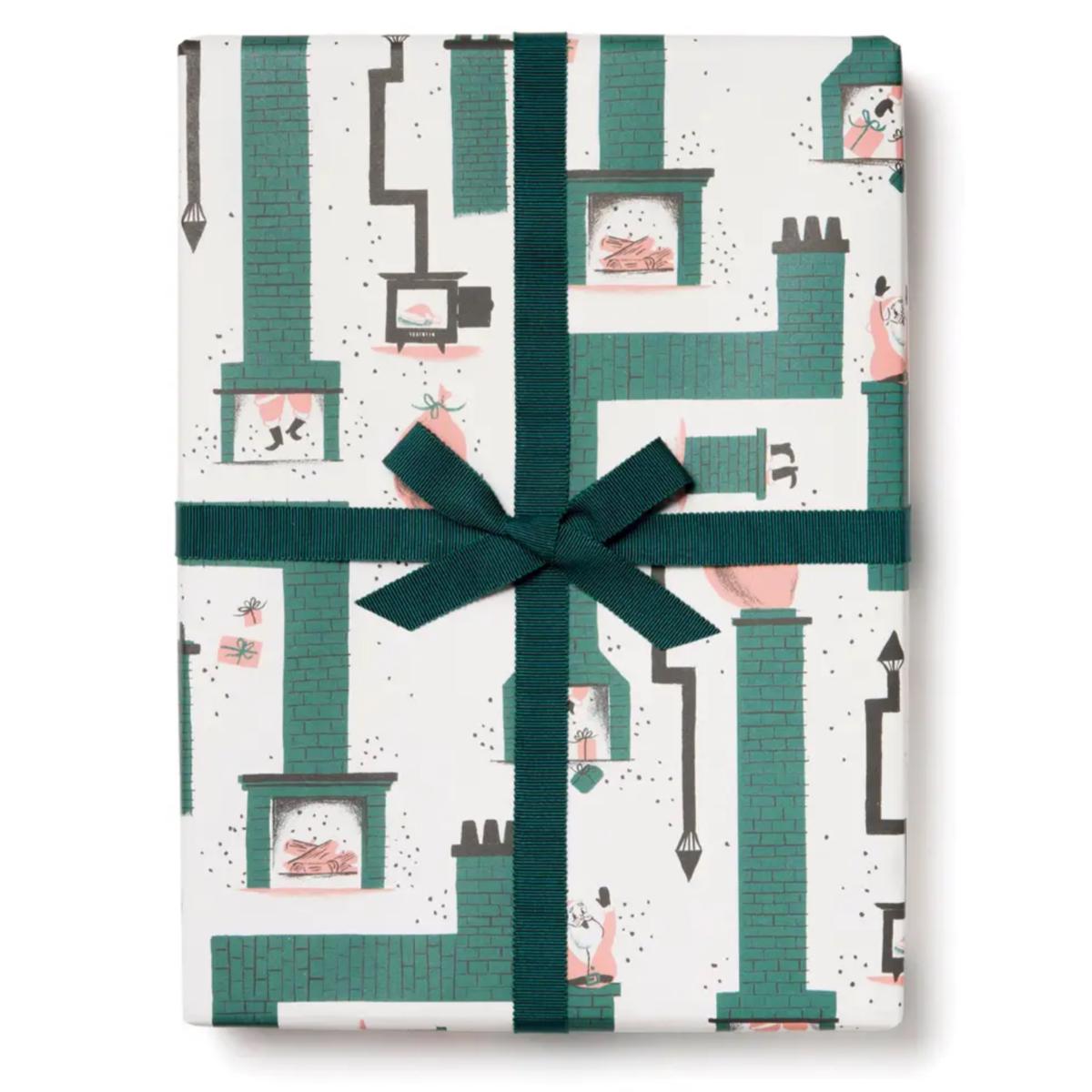 Santa Chimney Roll -roll of 3 sheets