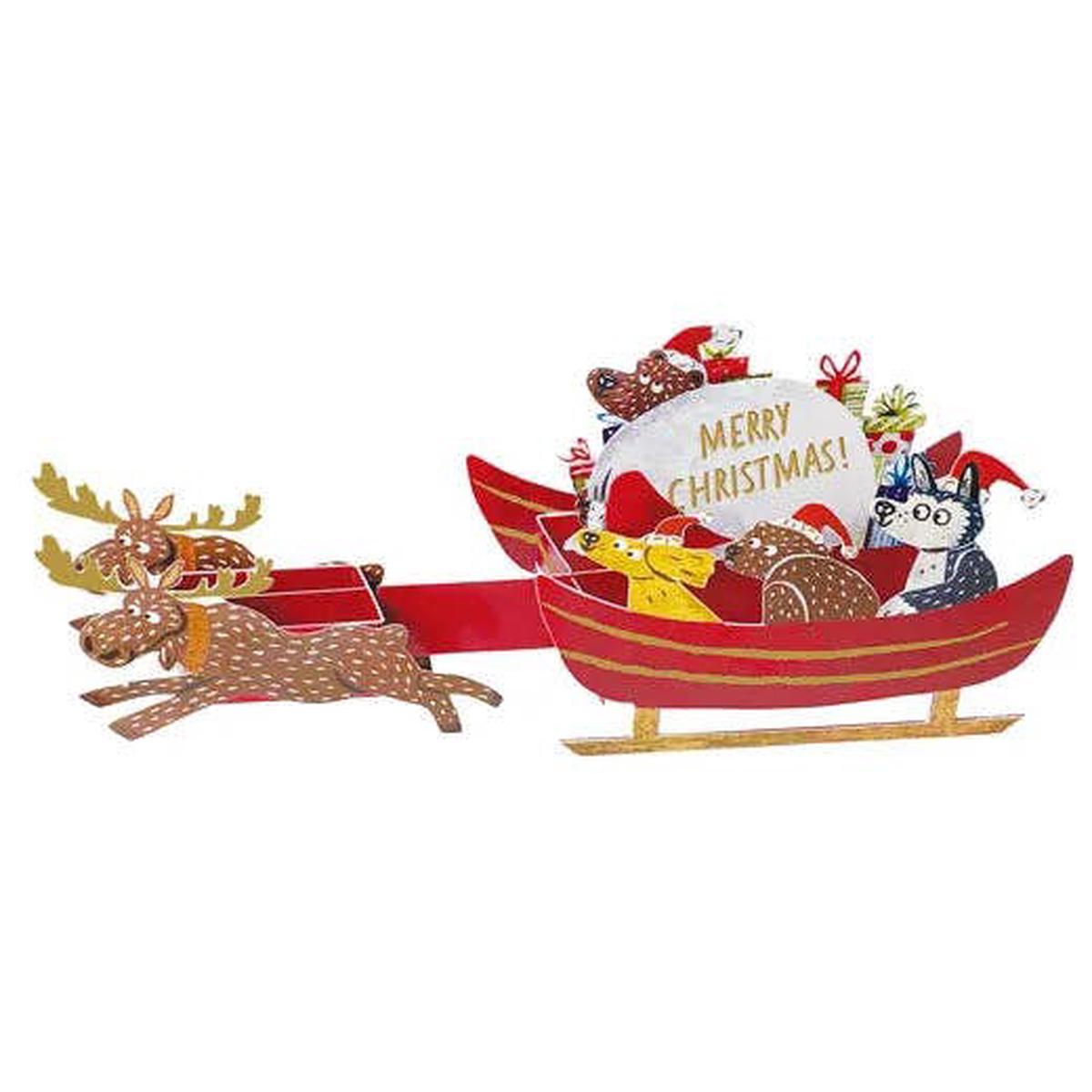 OKATAOKA Christmas Toy Pop-Up Card