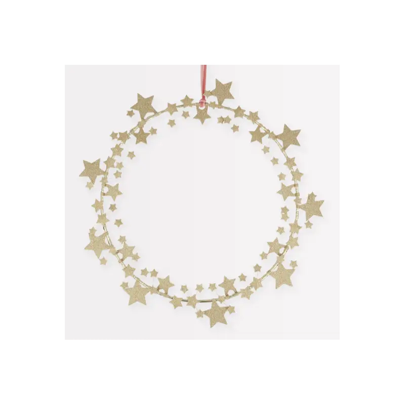 Sparkly Star Wreath