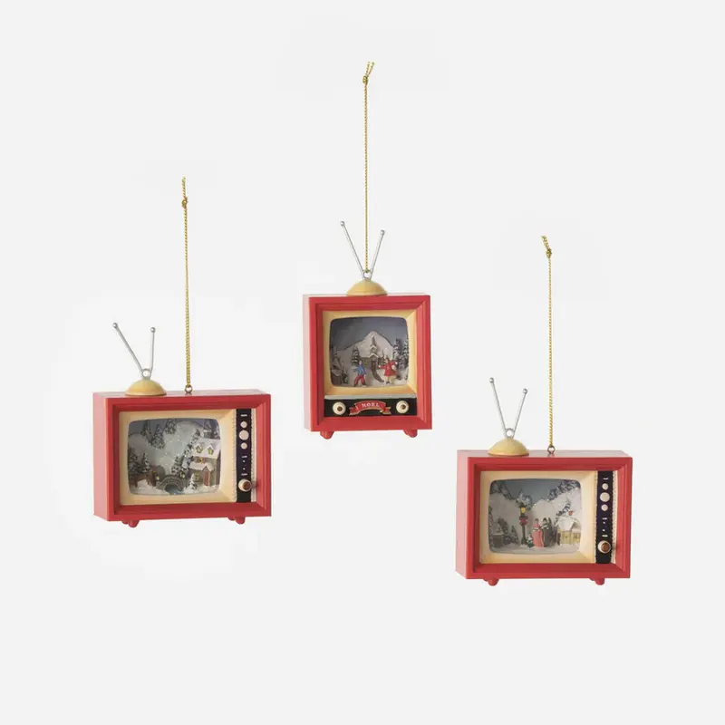 TV Ornament - 3 Assorted