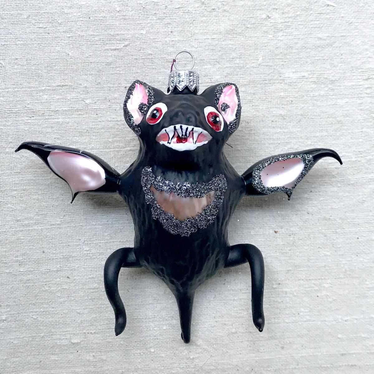 Black Bat Ornament