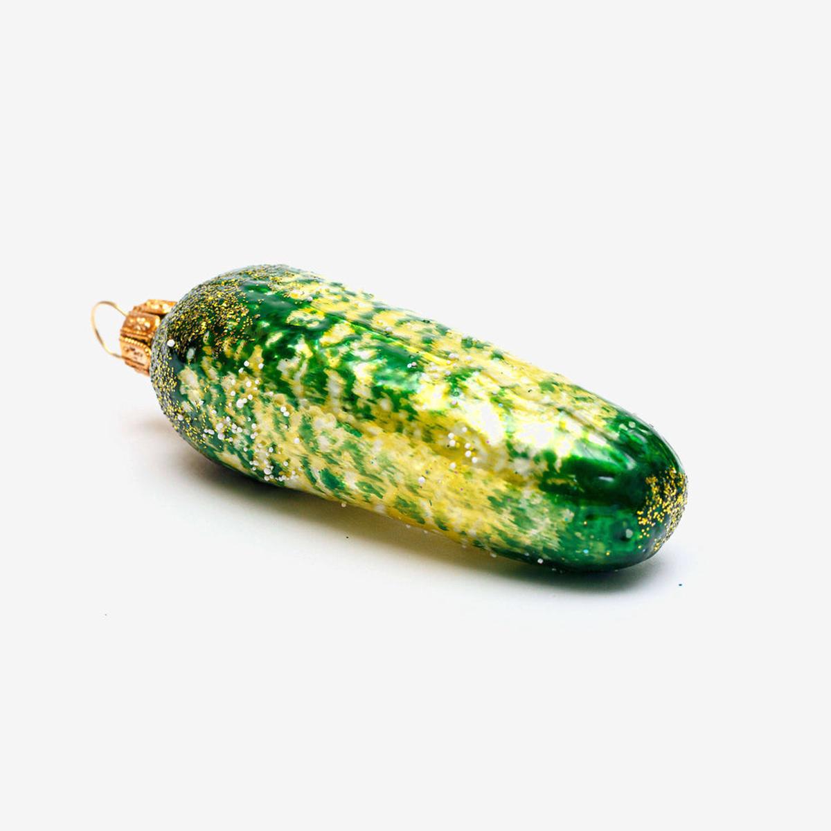 Pickle With Glitter Ornament 74