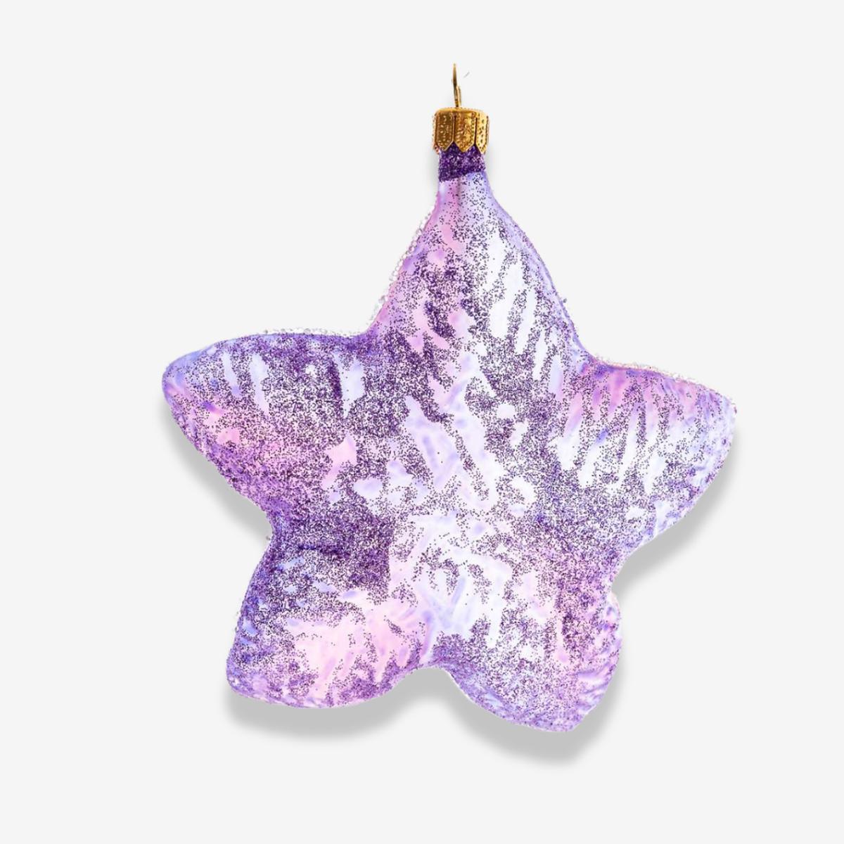 Purple Starfish Ornament