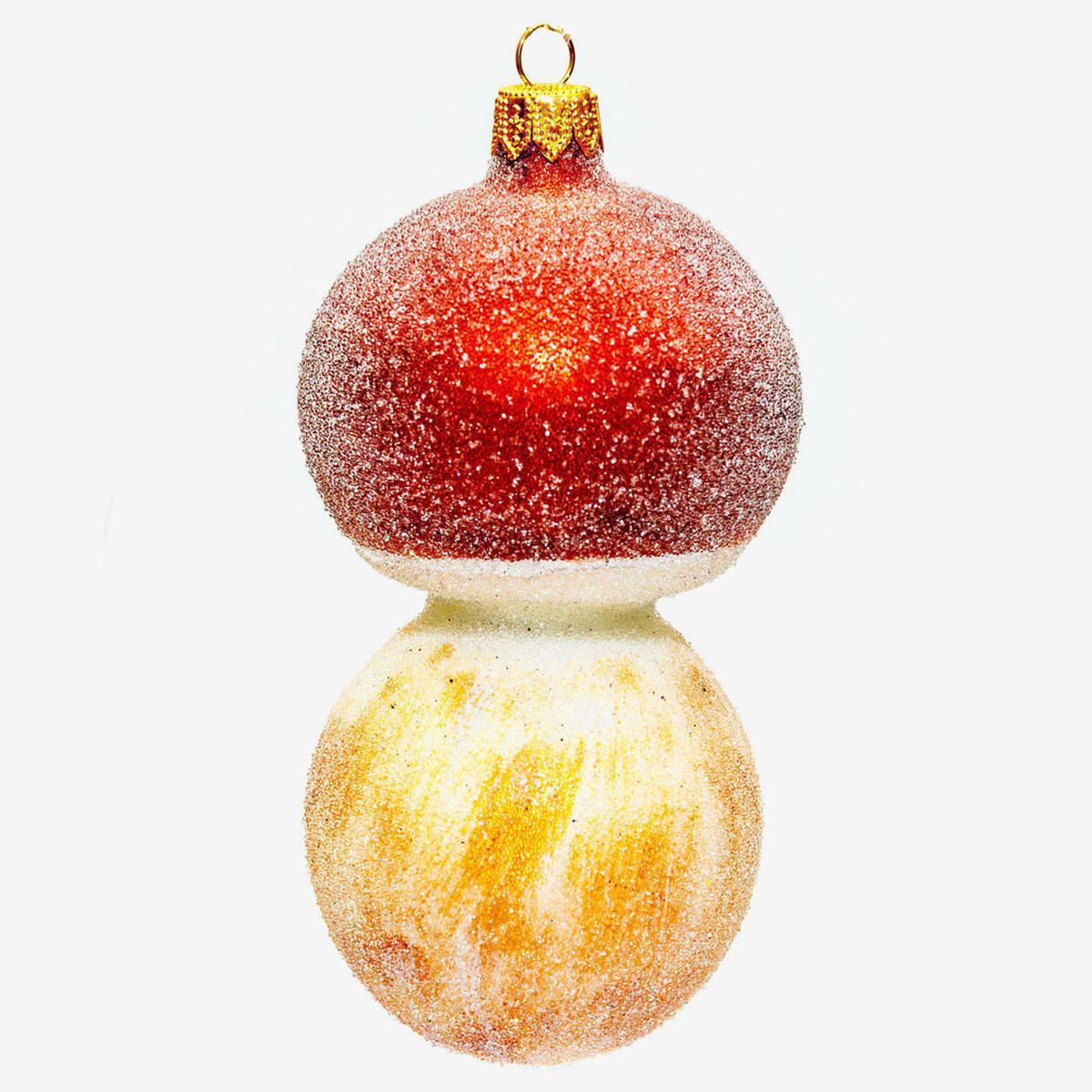 Red & Orange Mushroom Ornament
