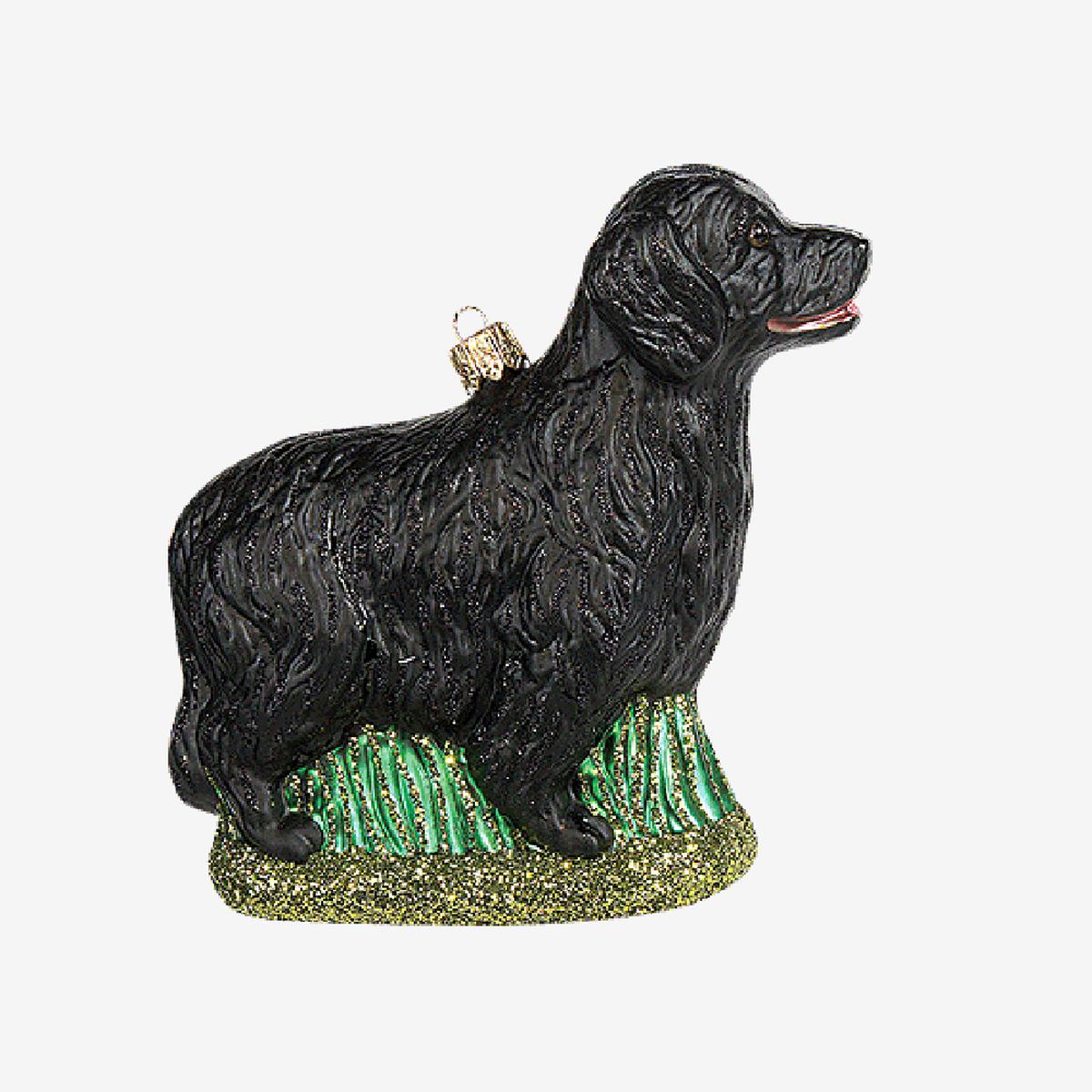 Black Retriever Ornament
