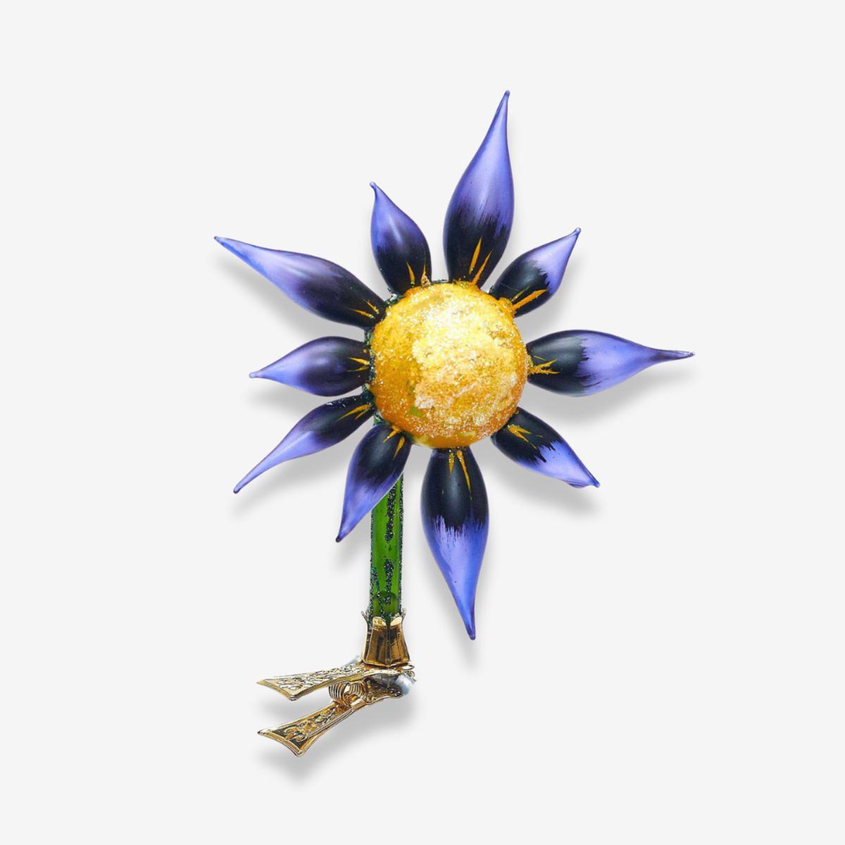 Purple Daisy Clip-On Ornament