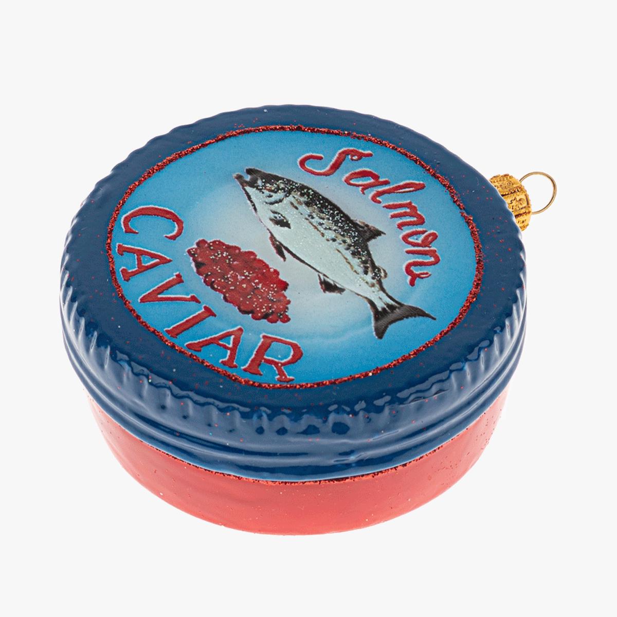 Red Caviar Can Ornament
