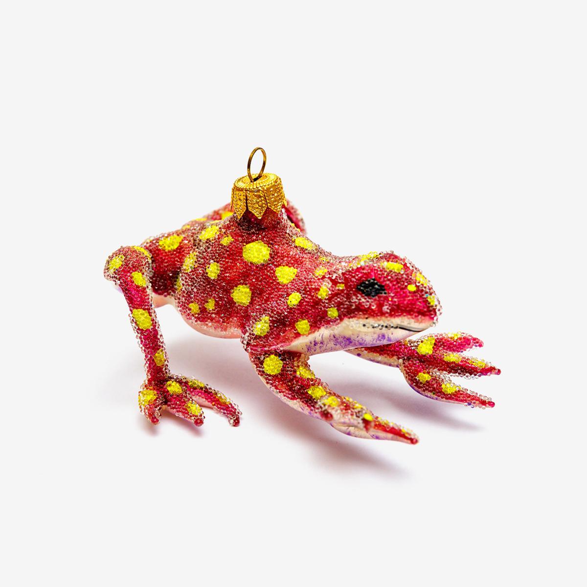 Spotted Frog Ornament