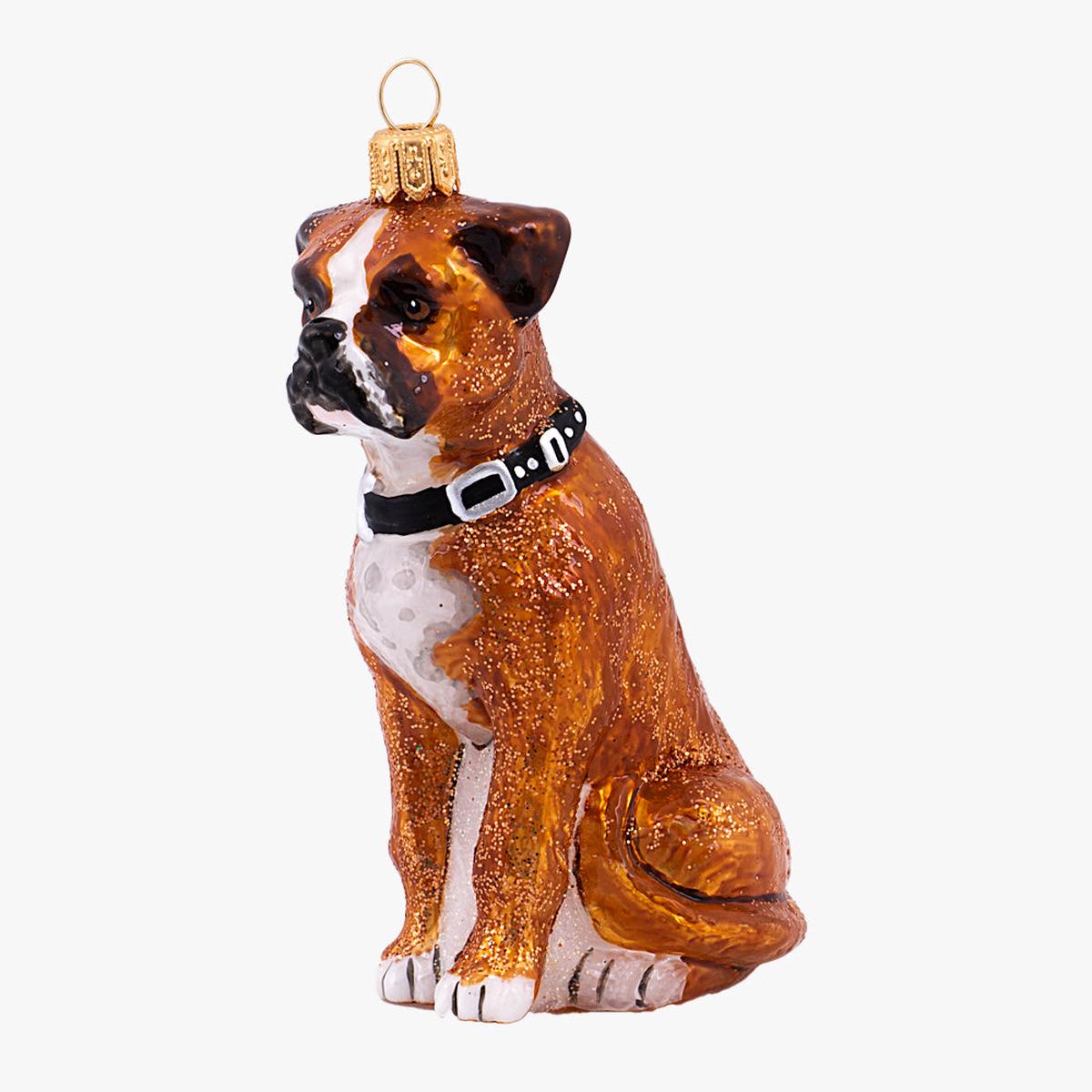 Sitting Boxer Ornament