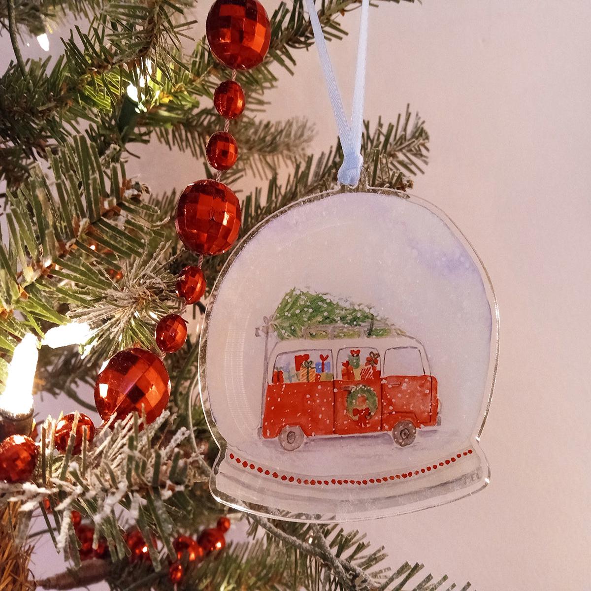 Snow Globe Ornament