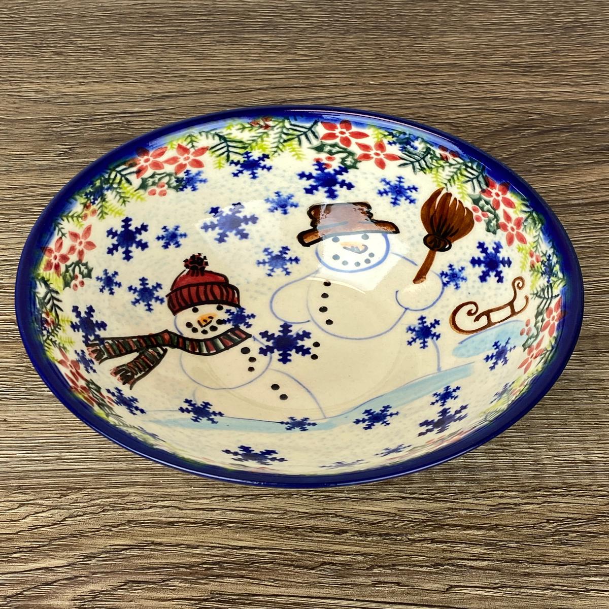 Vena Unikat Holiday Pedestal Bowl - V233 - Pattern U583