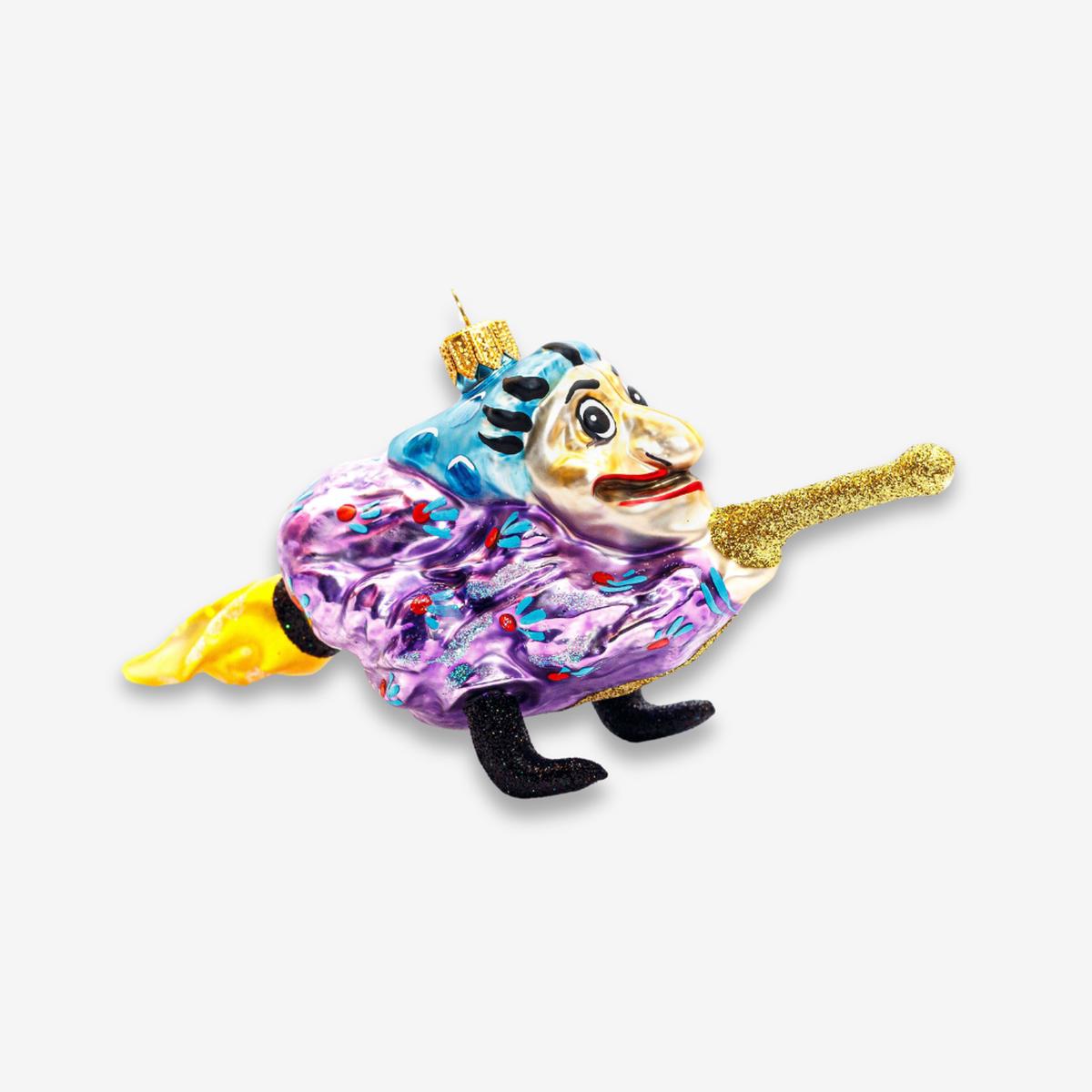 Witch On Broomstick Ornament