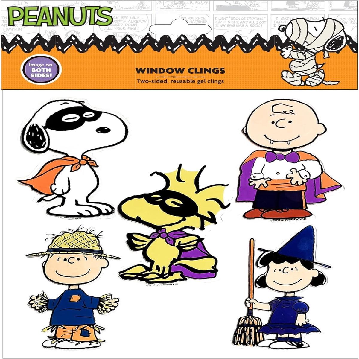 8x8 Peanuts Halloween Cling